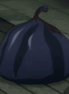 ゴミ袋の中の男